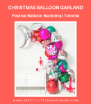 Kerst Ballon Achtergrond Muur Tutorial